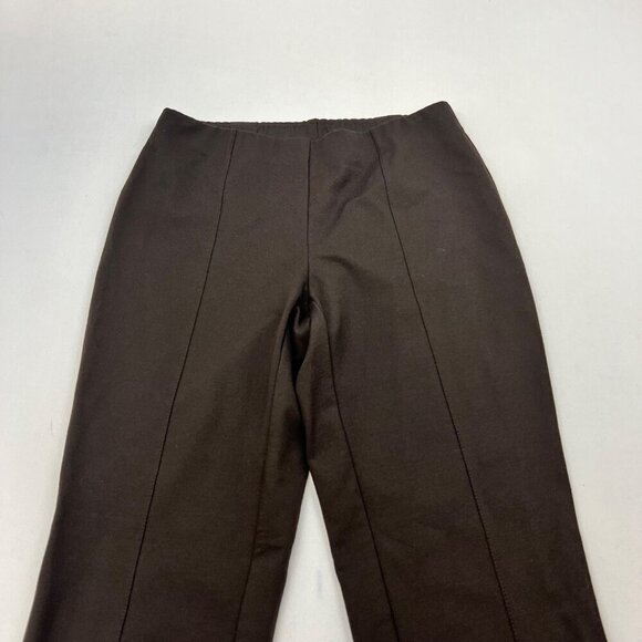 J. Jill Women’s Slim Leg Pull On Ankle Pants Brown Size Small - Picture 2 of 9